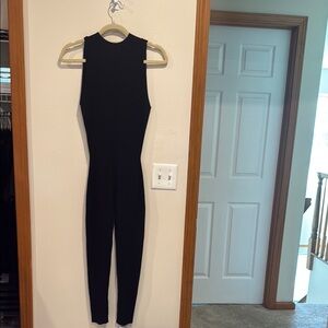 Black Sleeveless Jumpsuit